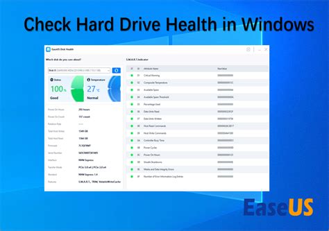 windows test hard drive health|pc hard disk health check.